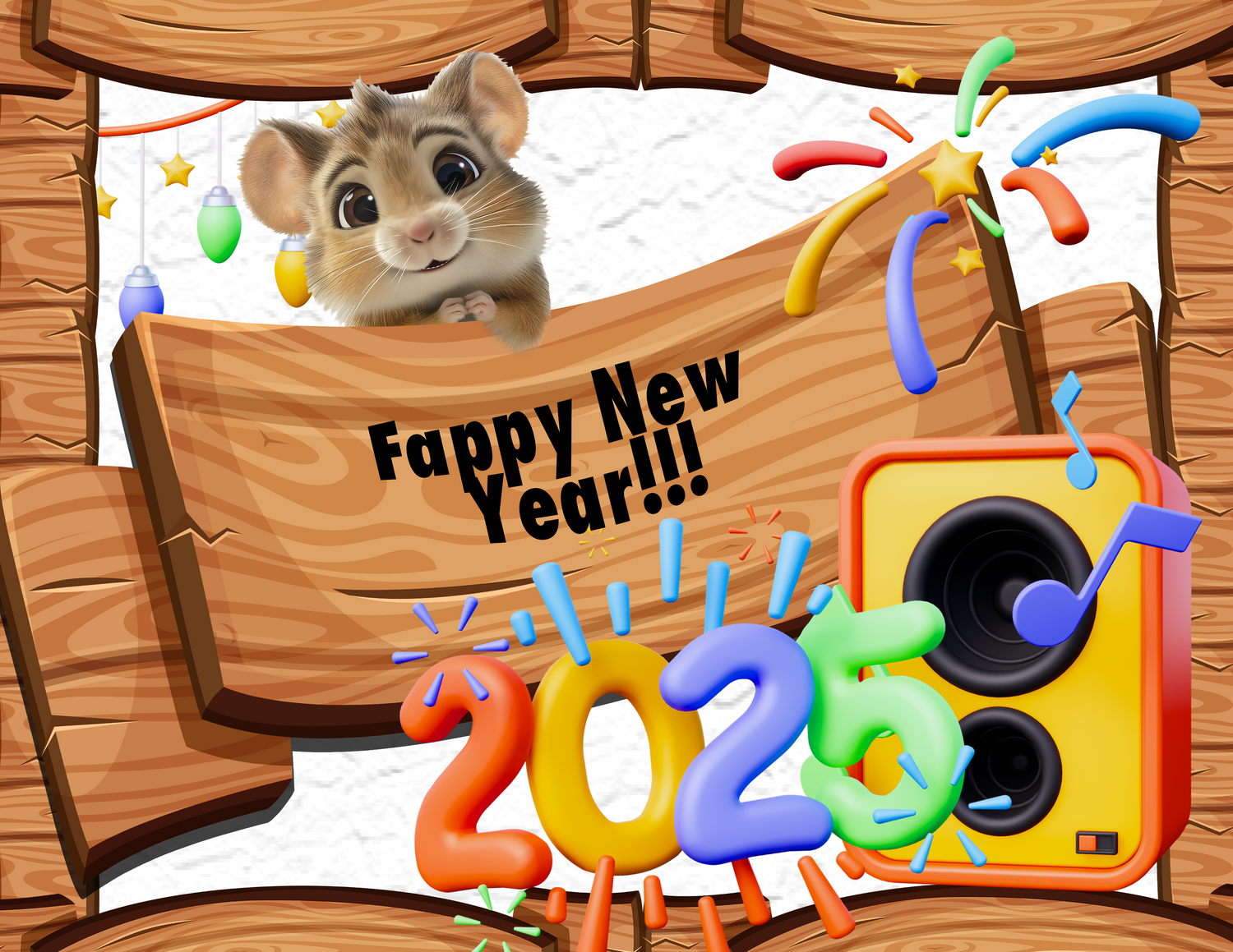 Happy New Year from Hamsty De Maze! Let’s Start a New Adventure Together!