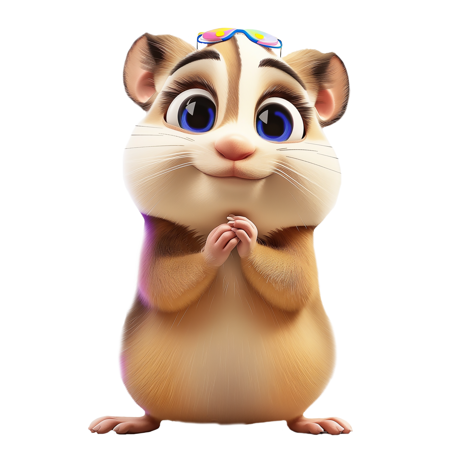 Meet Prettsty: The Glamorous Ice Skater of HamstyLand